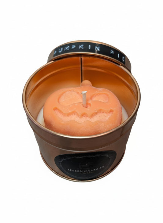Pumpkin Pie Halloween Candle